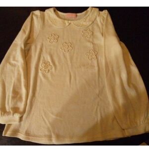 Soft Flowery Sweater Lightweight Juniors Size Medium Mezzo Piano
